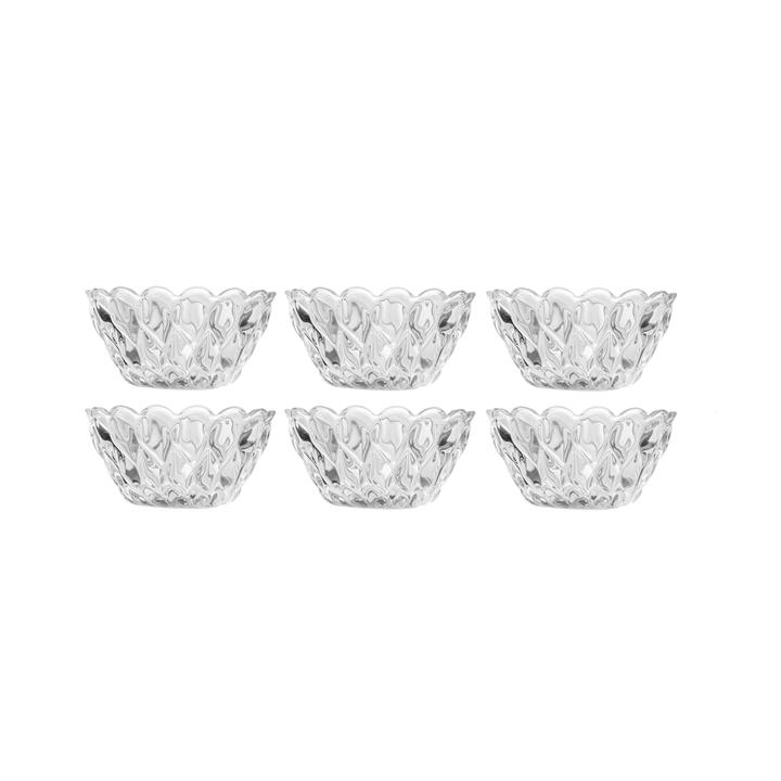 پیاله شیشه و بلور اصفهان سری فلورانس کد 917 بسته 6 عددی Esfahan Glass Florence 917 Bowl Pack of 6